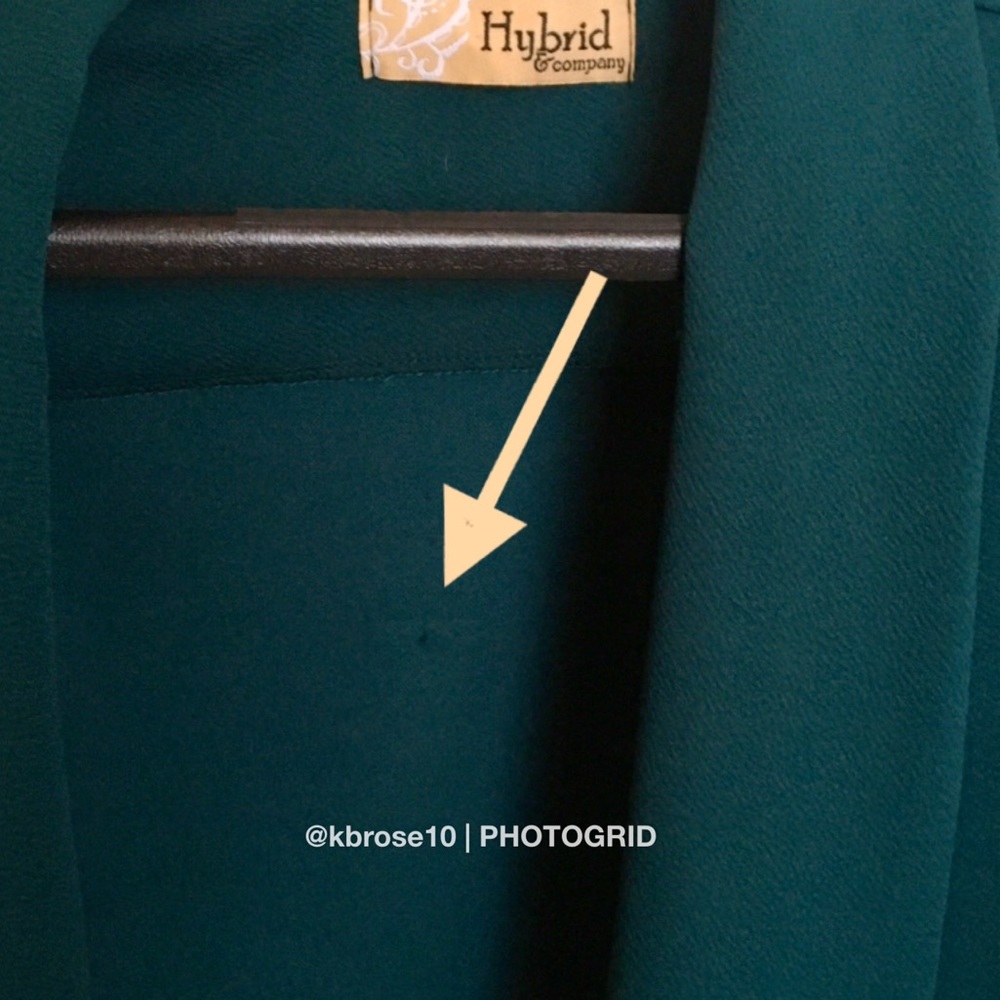 ‼️SOLD‼️Hybrid & Company Green Open Front Blazer - Picture 7 of 7
